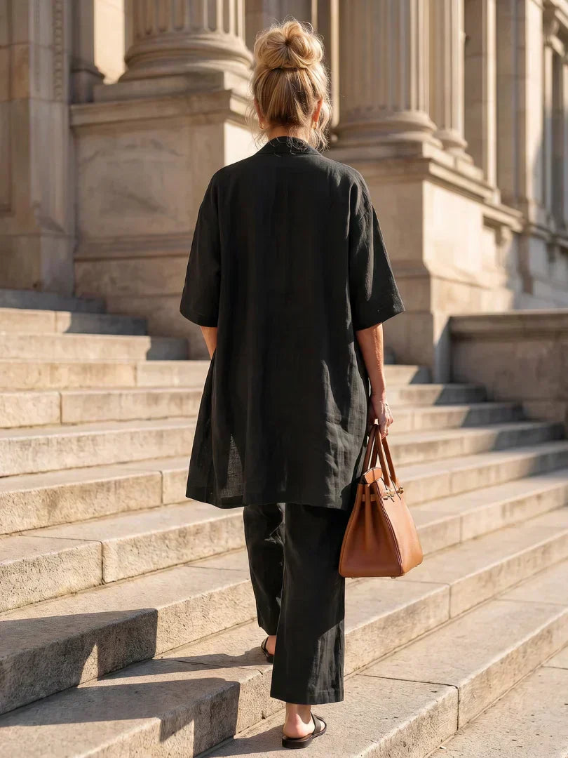 Lorena | Completo Tre Pezzi Leggero con Cardigan 7