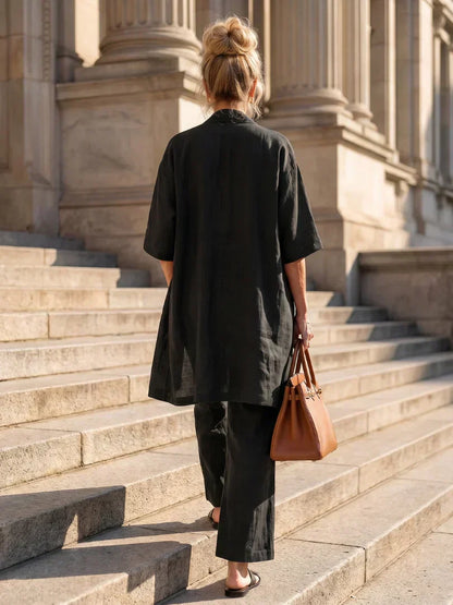 Lorena | Completo Tre Pezzi Leggero con Cardigan 7