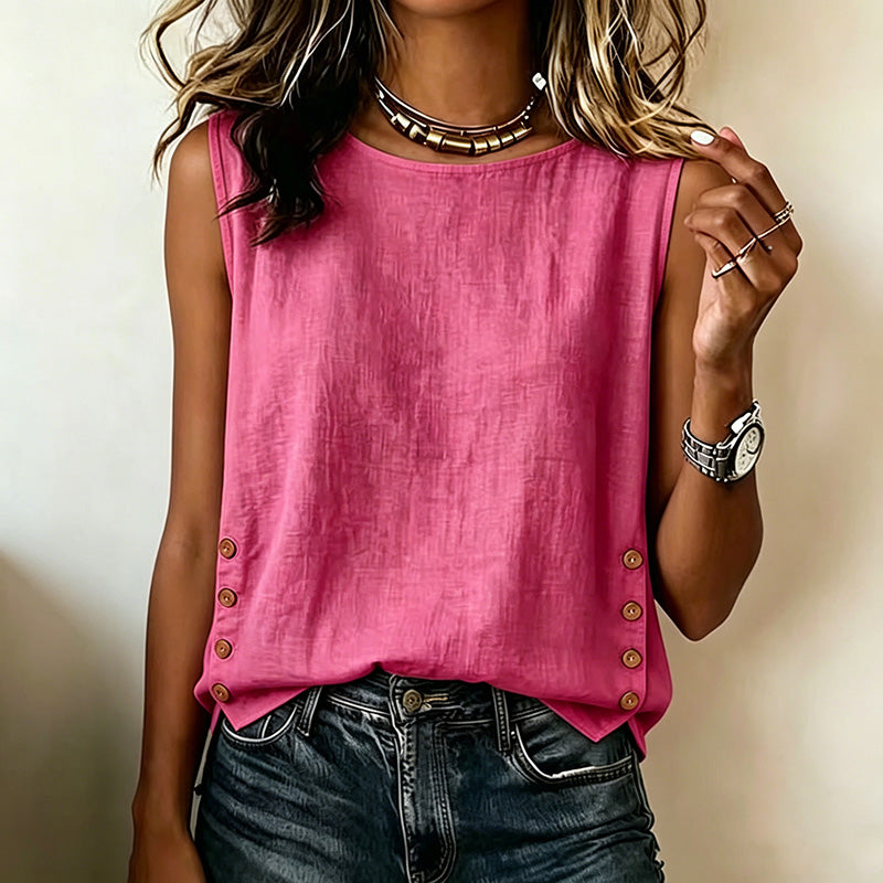 Giulia | Blusa Estiva Morbida Effetto Cotone e Lino 6