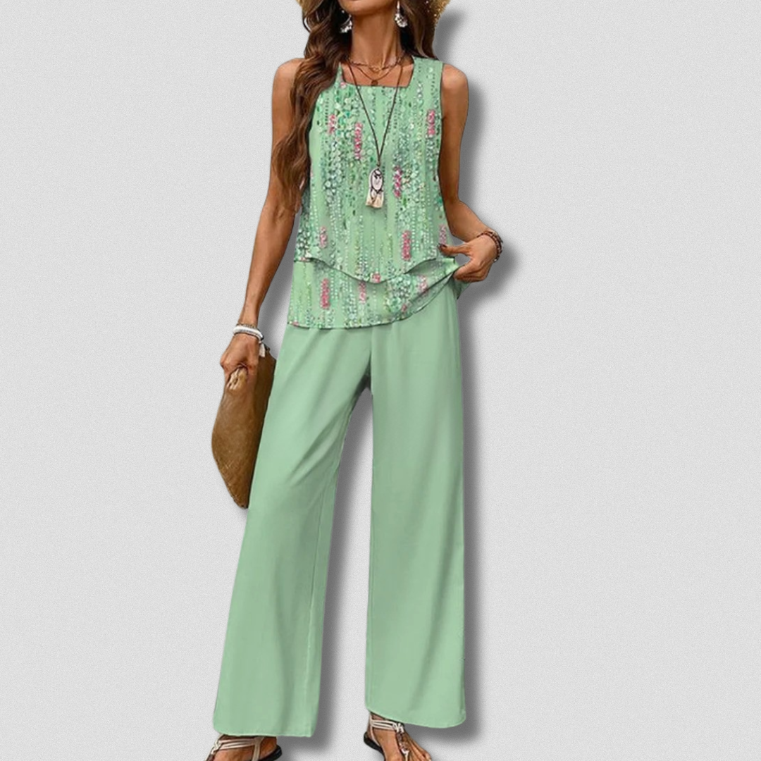 Neta - Completo artigianale Boho-Chic da donna