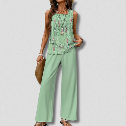 Neta - Completo artigianale Boho-Chic da donna