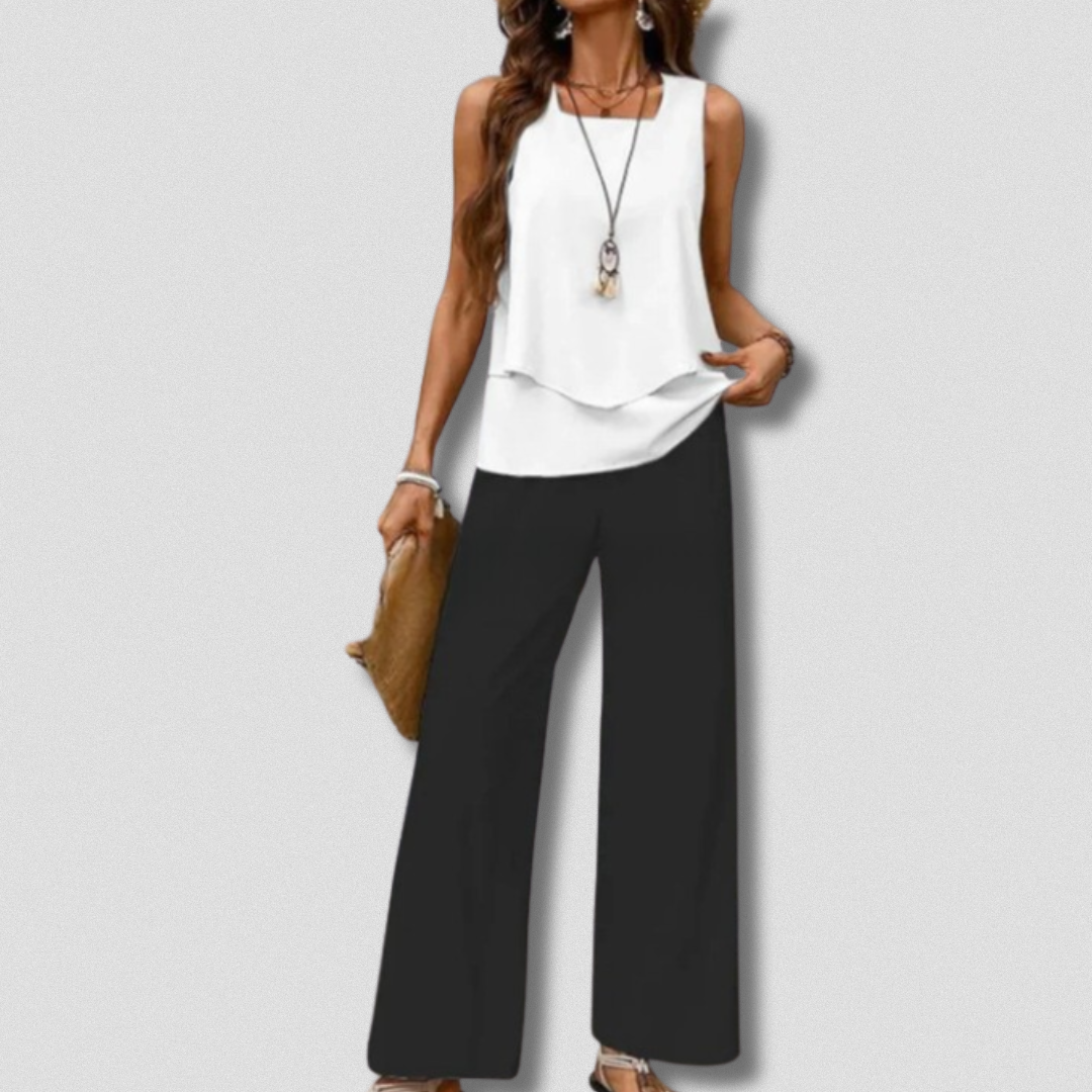 Neta - Completo artigianale Boho-Chic da donna