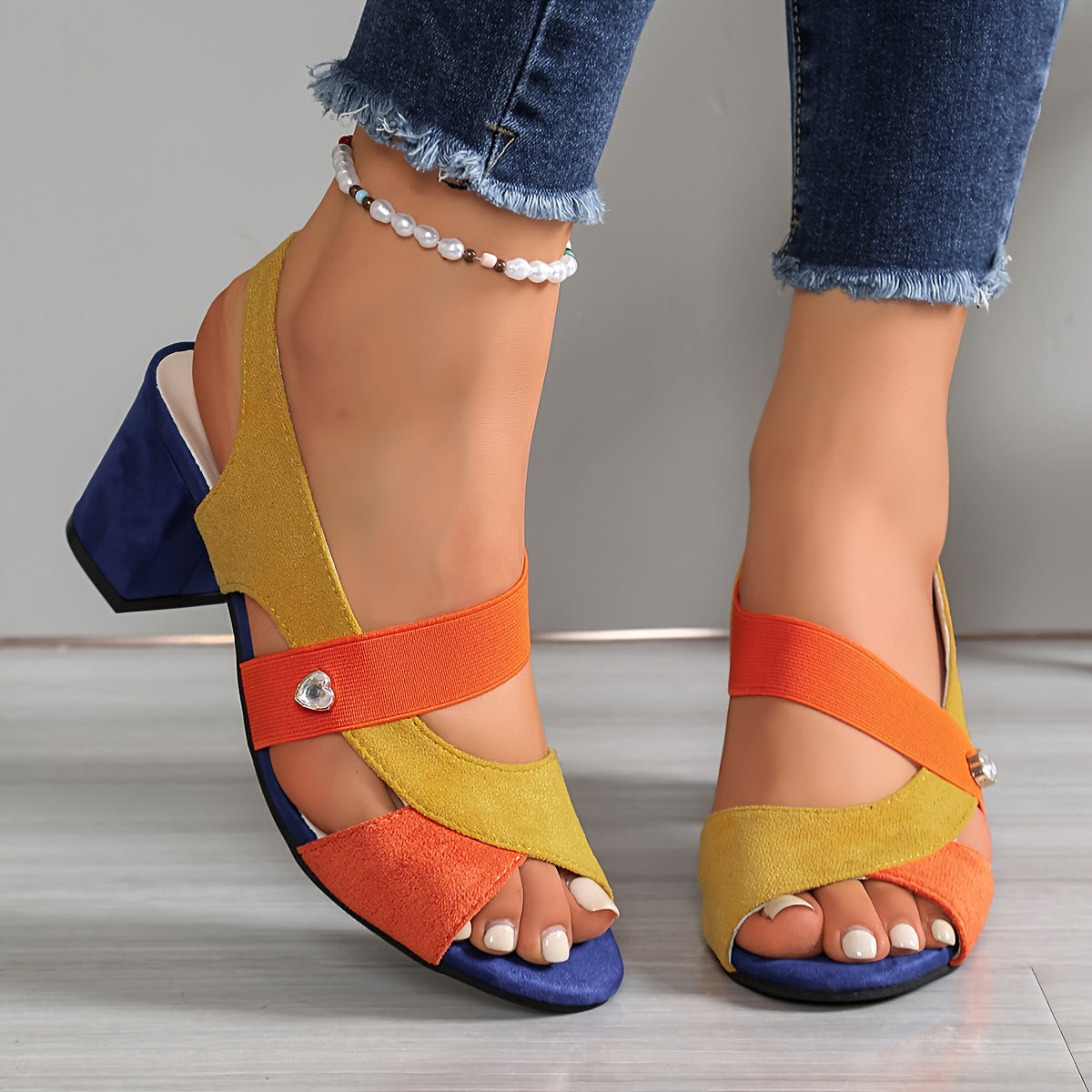 Chiara | Sandali Ortopedici Chic con Tacco Stabile 7