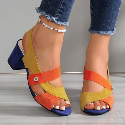 Chiara | Sandali Ortopedici Chic con Tacco Stabile 7