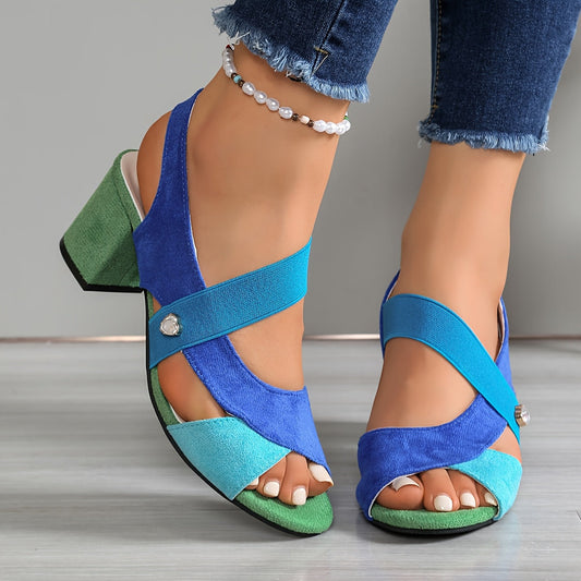 Chiara | Sandali Ortopedici Chic con Tacco Stabile 1