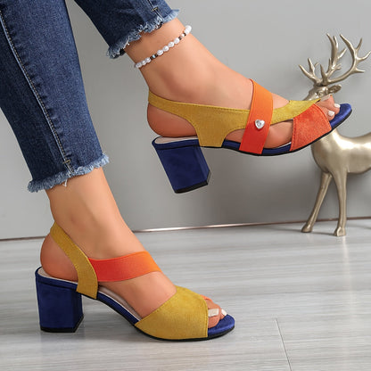 Chiara | Sandali Ortopedici Chic con Tacco Stabile 8