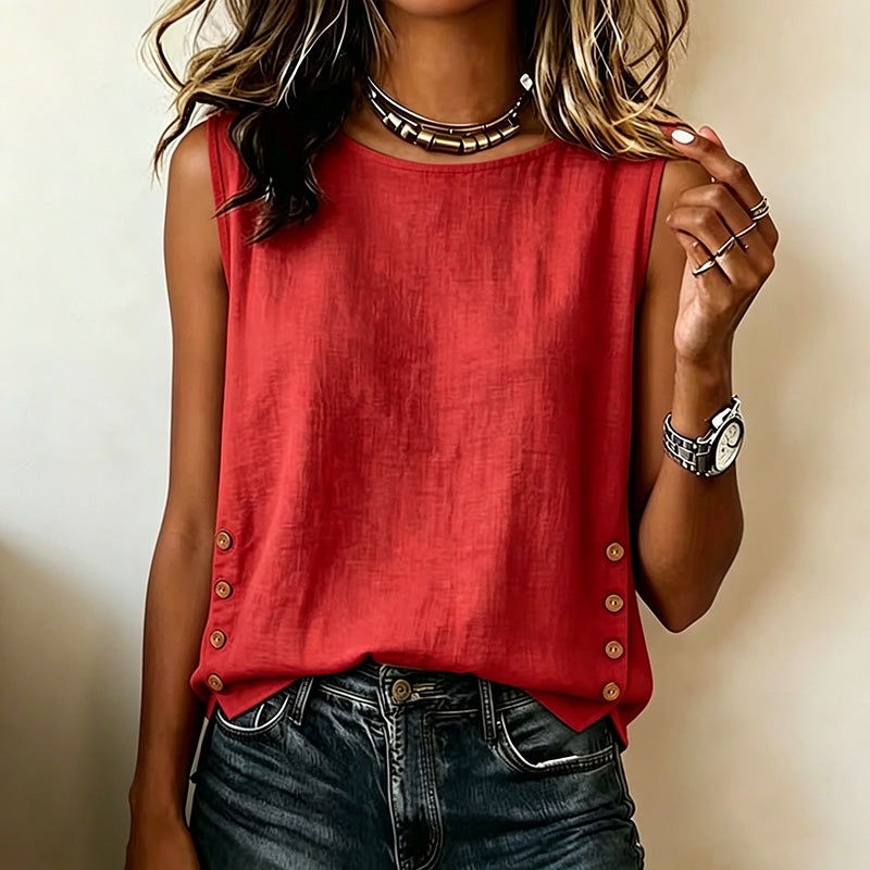 Giulia | Blusa Estiva Morbida Effetto Cotone e Lino 11