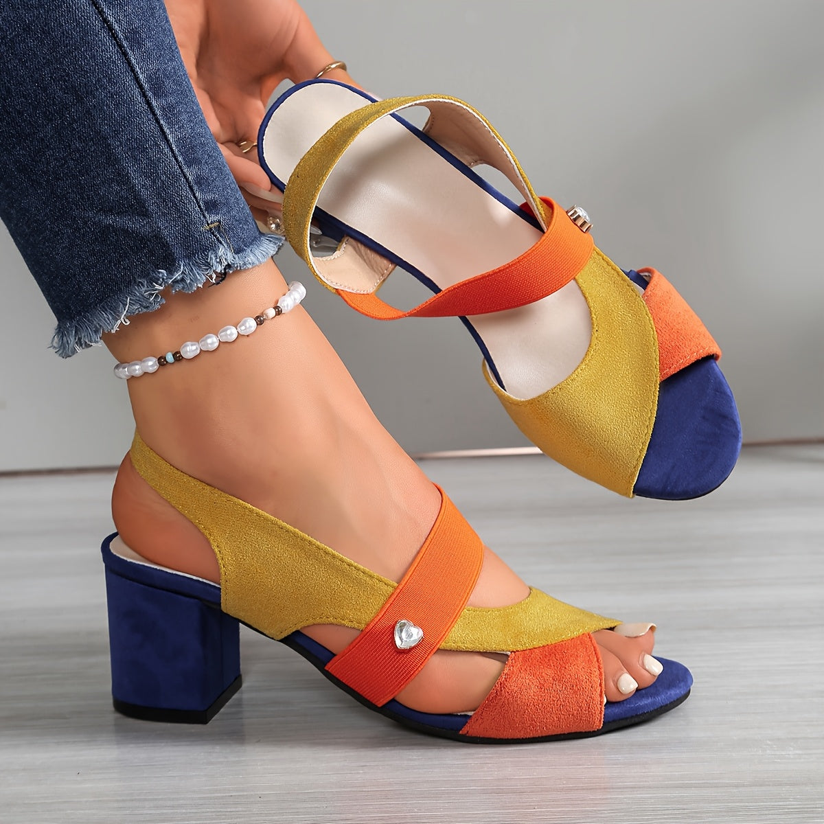 Chiara | Sandali Ortopedici Chic con Tacco Stabile 10