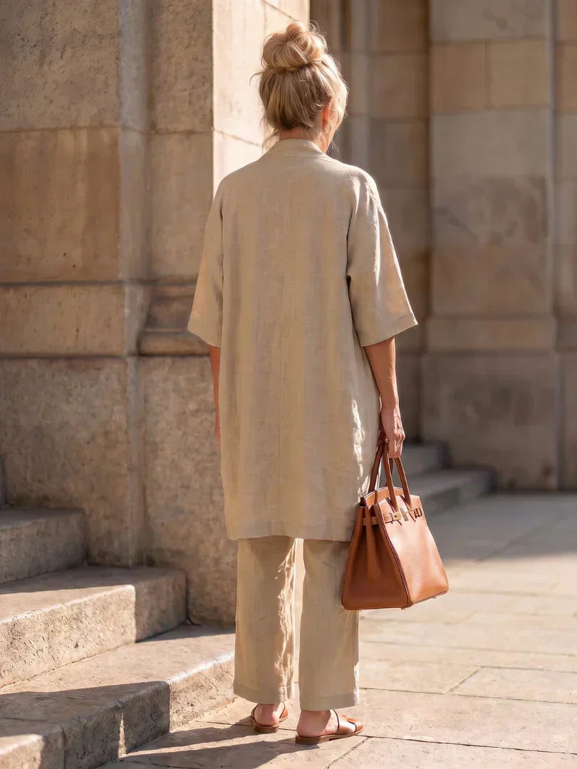 Lorena | Completo Tre Pezzi Leggero con Cardigan 11