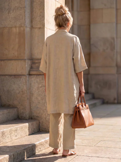 Lorena | Completo Tre Pezzi Leggero con Cardigan 11