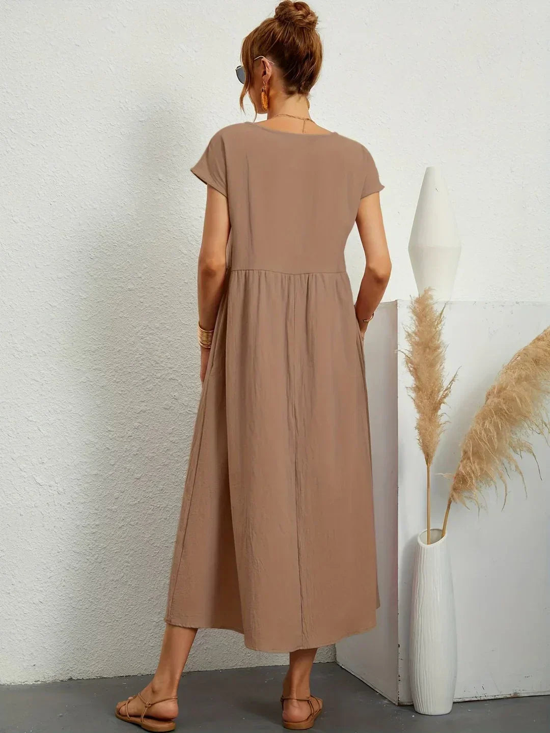 Gabrielle | Abito Midi Fluido ed Elegante