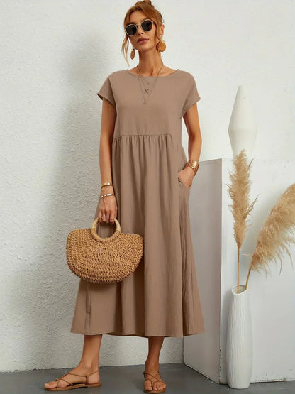 Gabrielle | Abito Midi Fluido ed Elegante