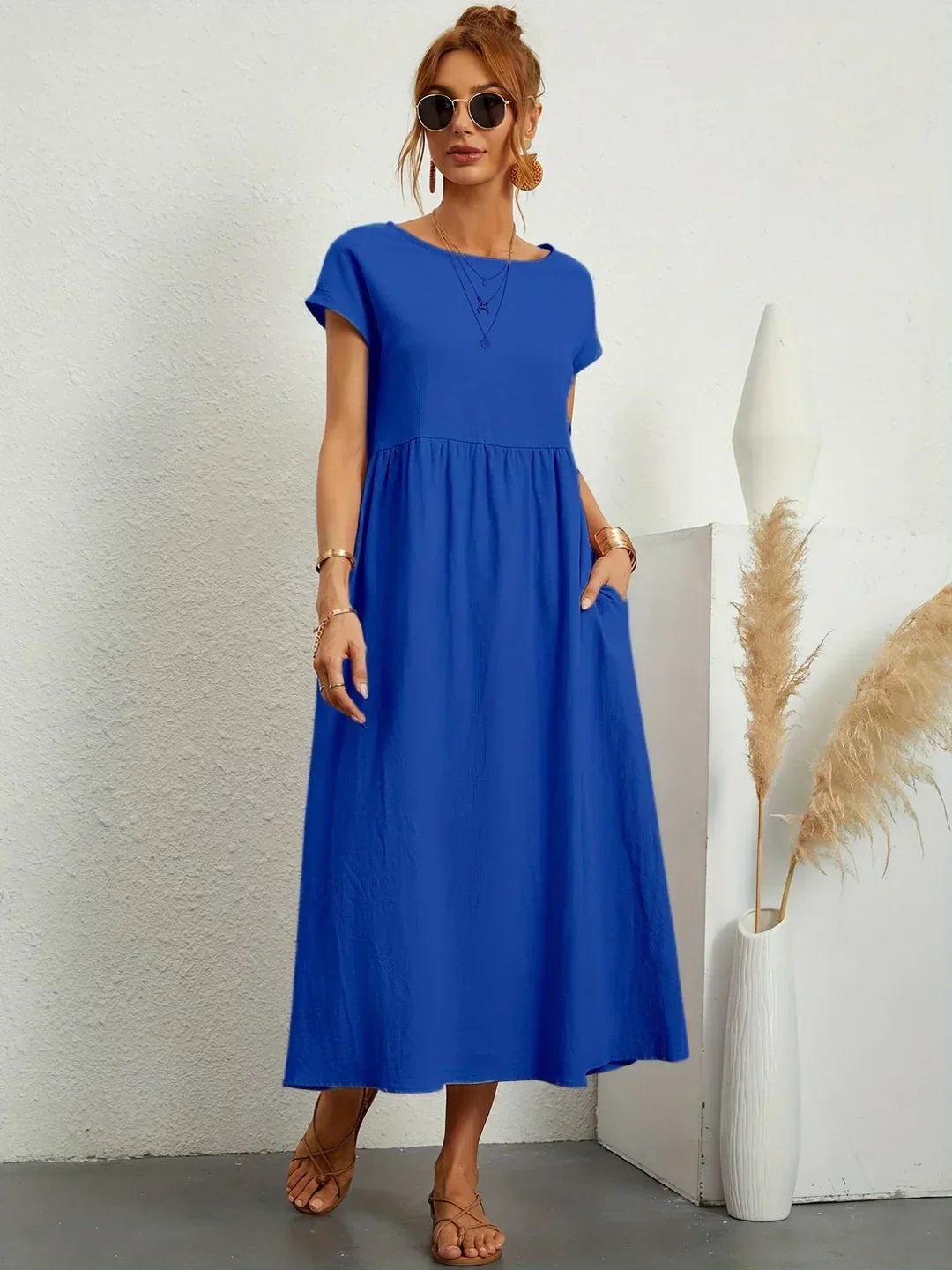 Gabrielle | Abito Midi Fluido ed Elegante