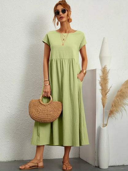Gabrielle | Abito Midi Fluido ed Elegante