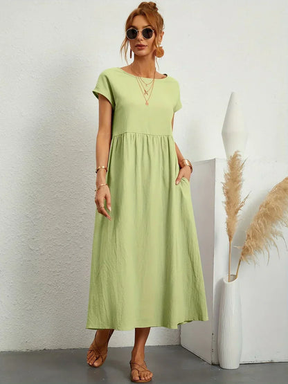 Gabrielle | Abito Midi Fluido ed Elegante