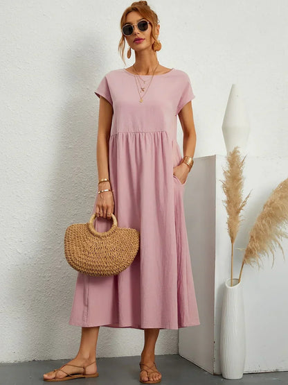 Gabrielle | Abito Midi Fluido ed Elegante