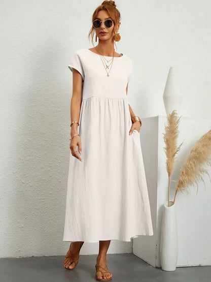 Gabrielle | Abito Midi Fluido ed Elegante