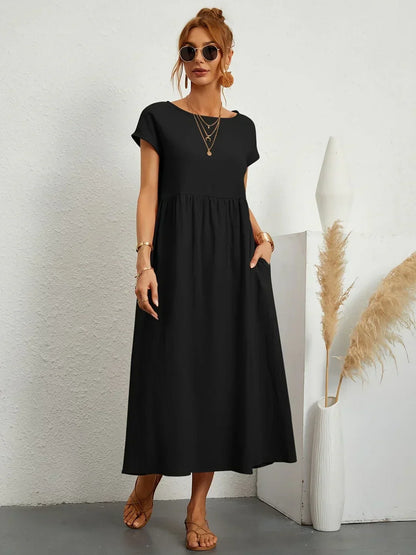 Gabrielle | Abito Midi Fluido ed Elegante