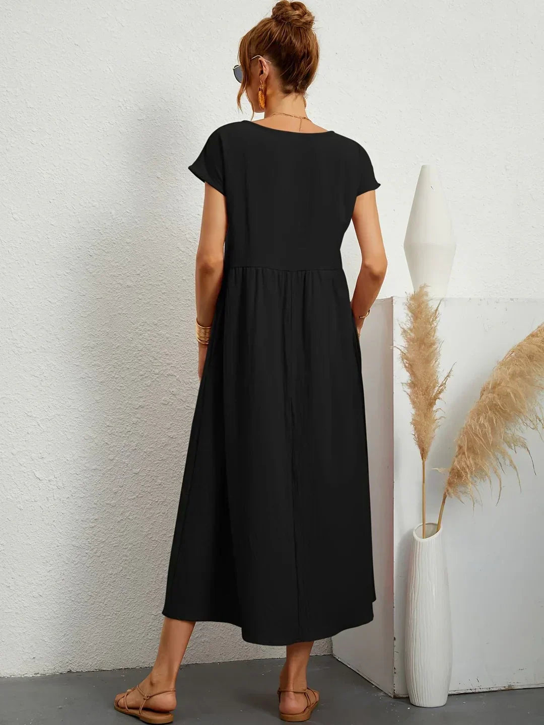 Gabrielle | Abito Midi Fluido ed Elegante