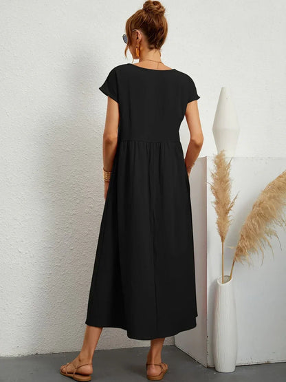 Gabrielle | Abito Midi Fluido ed Elegante