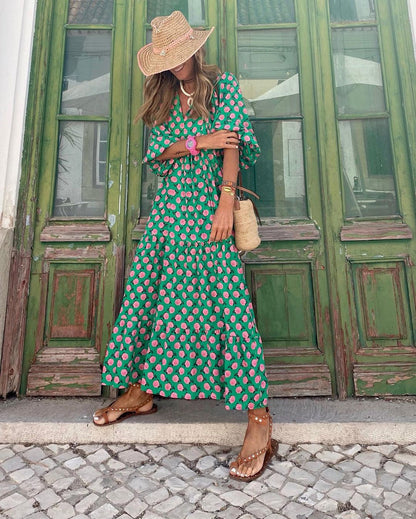 Berta | Abito Maxi Boho Leggero