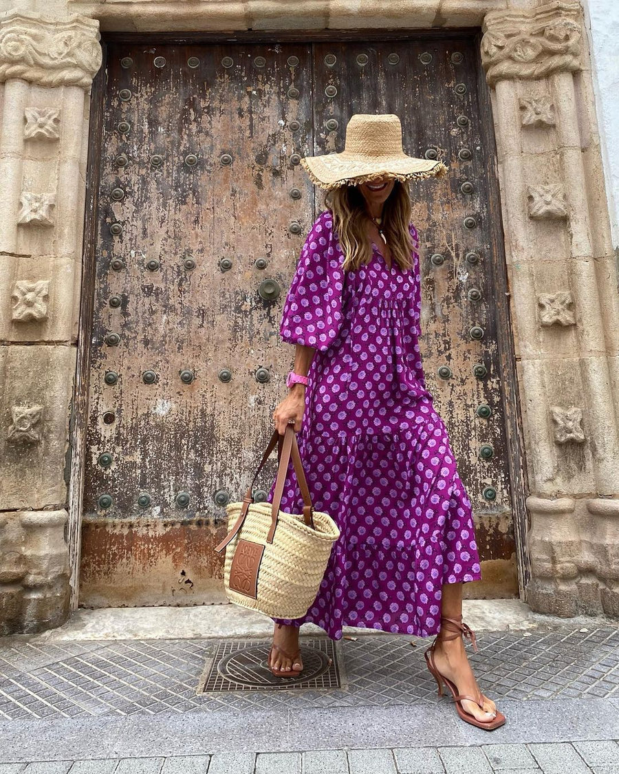 Berta | Abito Maxi Boho Leggero
