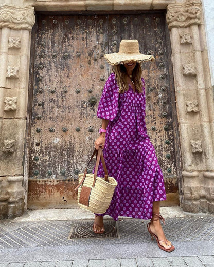 Berta | Abito Maxi Boho Leggero