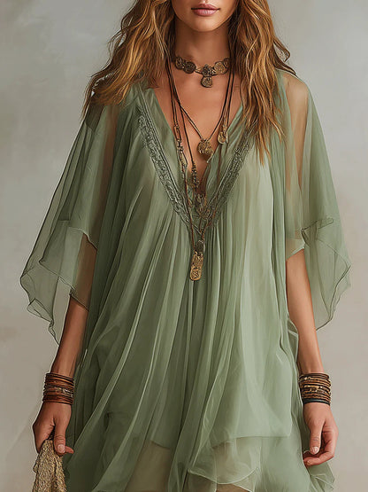 Clara | Abito Mini Boho Leggero con Silhouette Fluida 5
