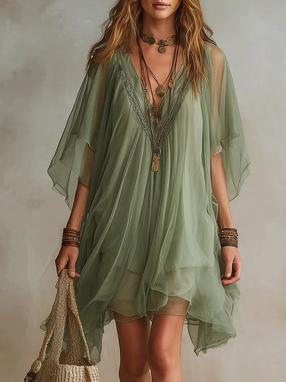 Clara | Abito Mini Boho Leggero con Silhouette Fluida 4