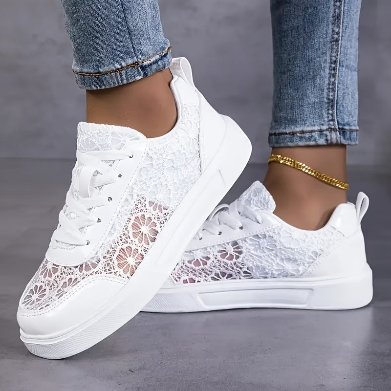 Camilla | Sneakers Ortopediche Eleganti in Pizzo 4