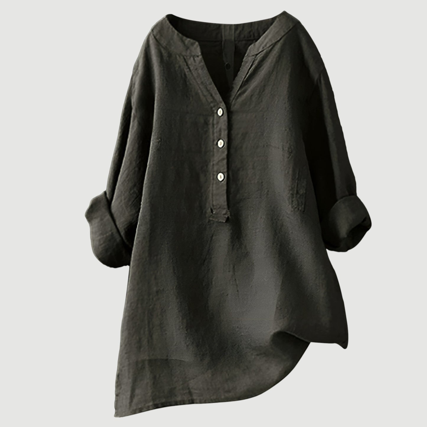 Lina | Blusa Estiva Leggera Effetto Lino