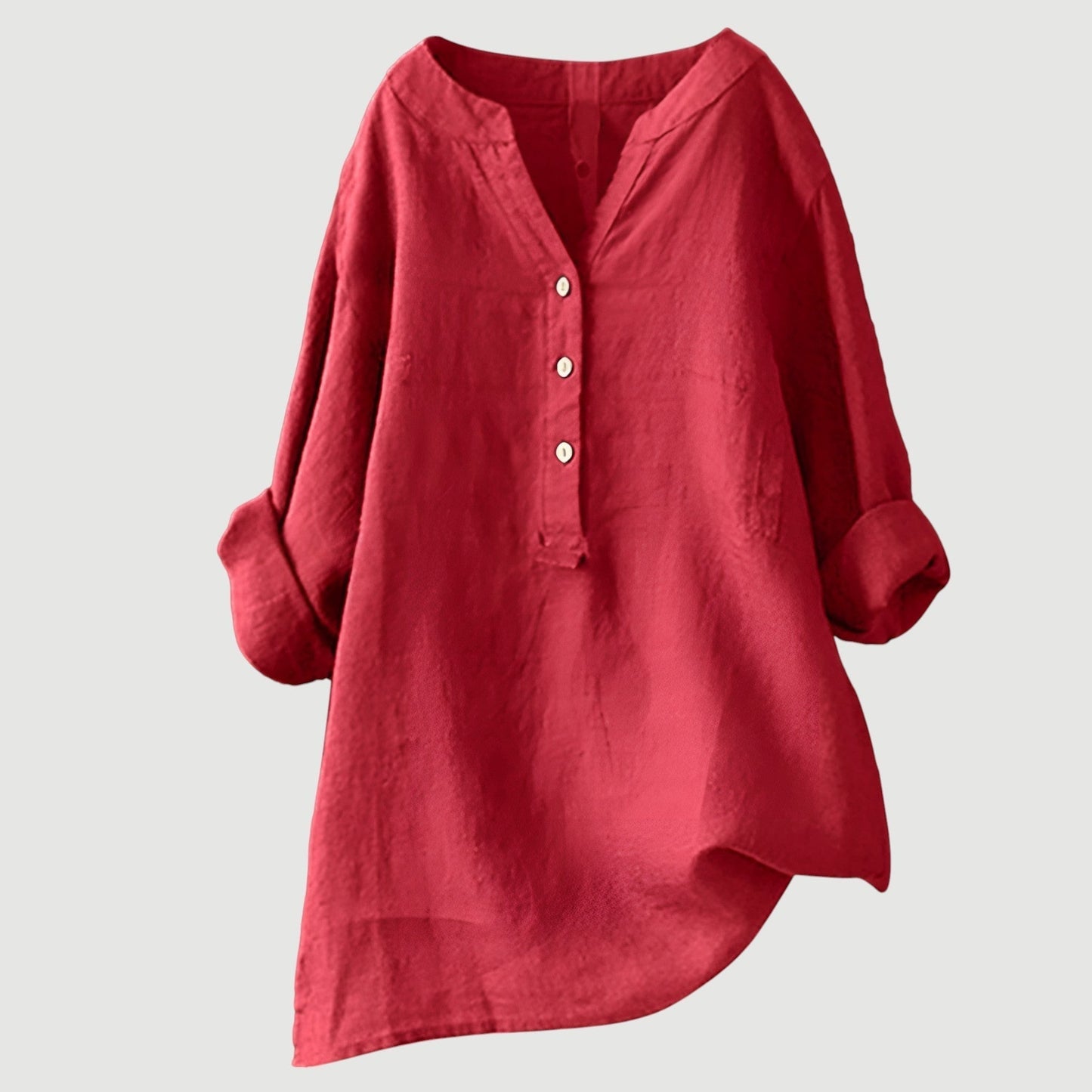 Lina | Blusa Estiva Leggera Effetto Lino