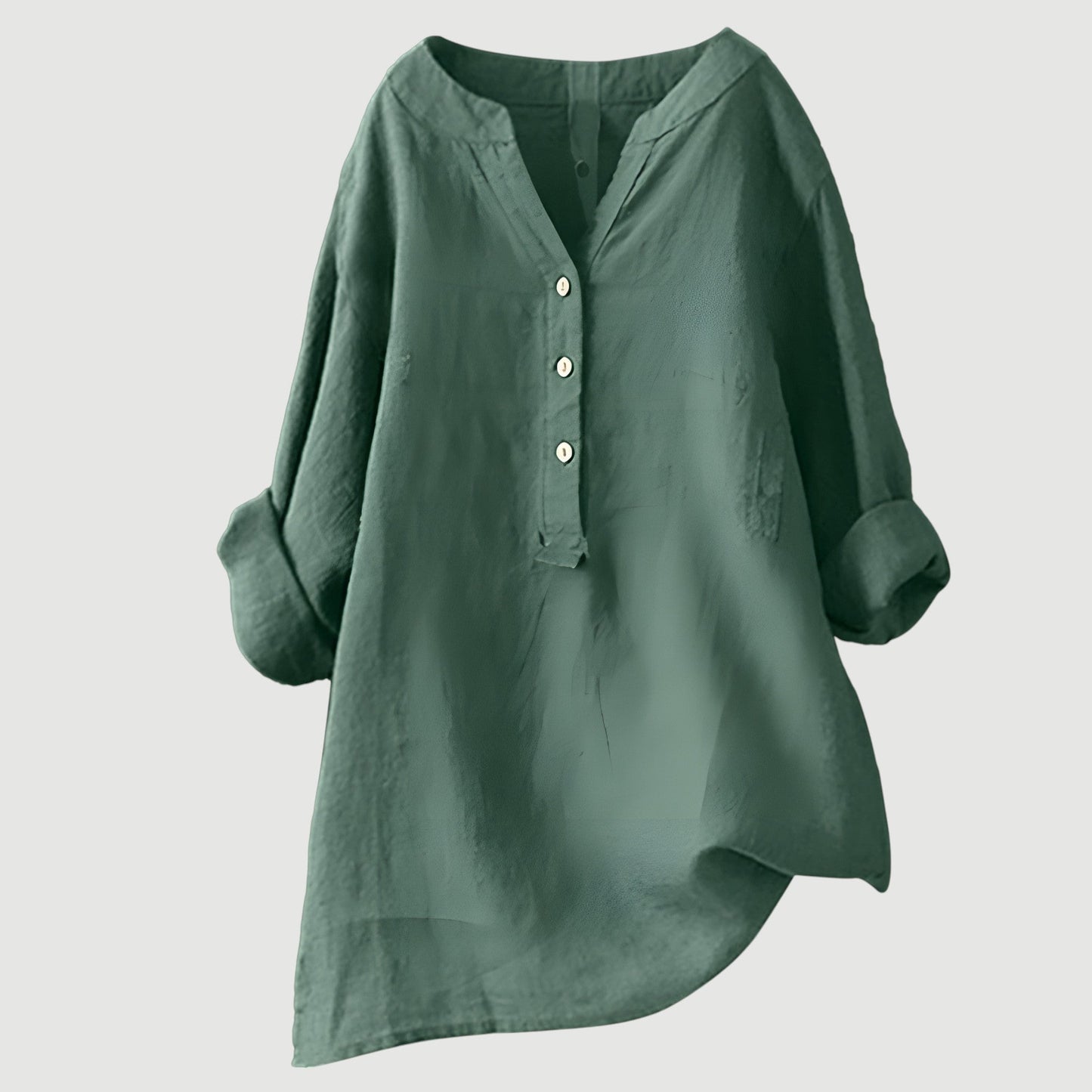 Lina | Blusa Estiva Leggera Effetto Lino