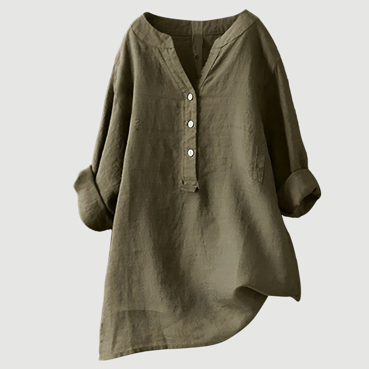 Lina | Blusa Estiva Leggera Effetto Lino