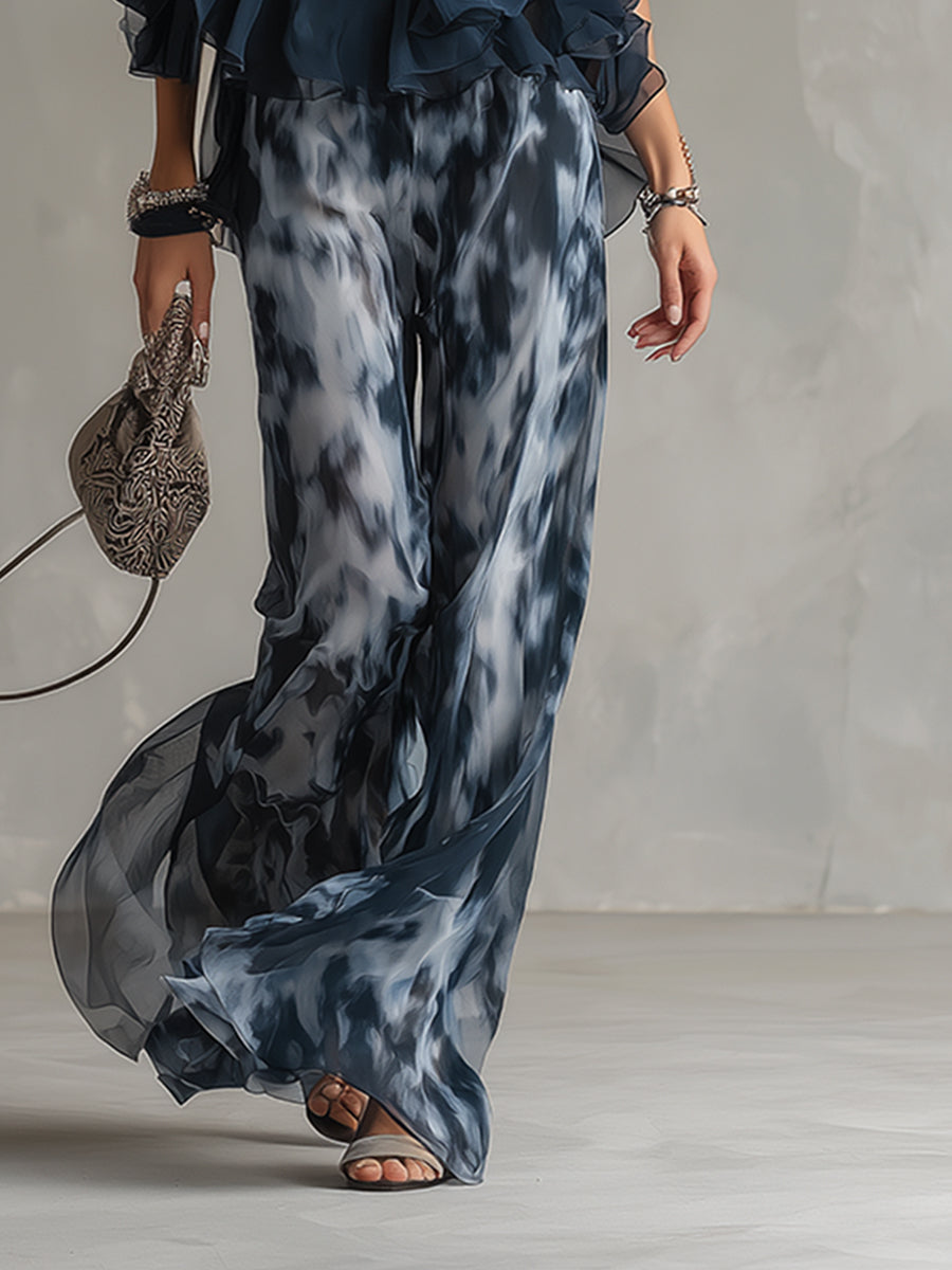 Vivienne | Completo Estivo Elegante con Pantalone Largo