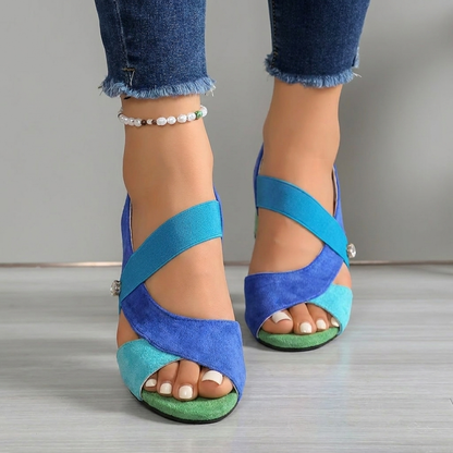 Chiara | Sandali Ortopedici Chic con Tacco Stabile 3