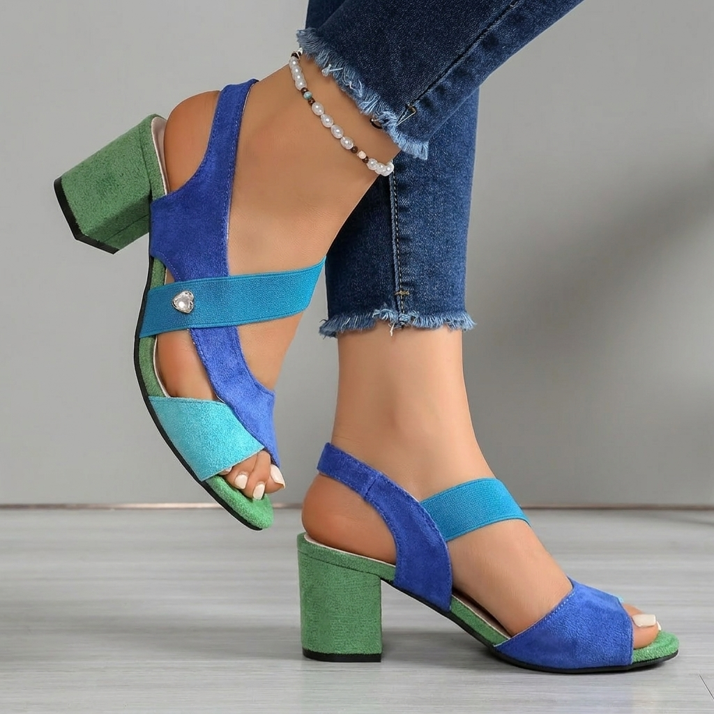 Chiara | Sandali Ortopedici Chic con Tacco Stabile 4