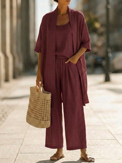 Lorena | Completo Tre Pezzi Leggero con Cardigan 25