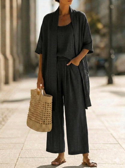 Lorena | Completo Tre Pezzi Leggero con Cardigan 6