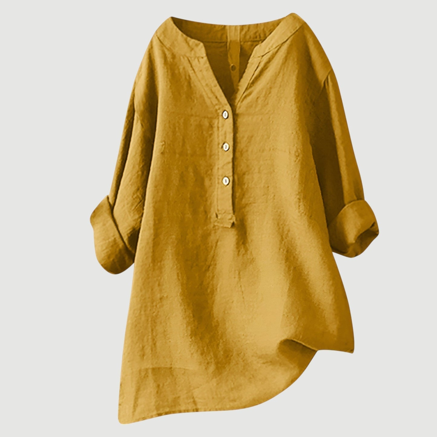 Lina | Blusa Estiva Leggera Effetto Lino